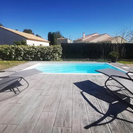Charmante Maison De Avec Piscine * Gallargues-le-Montueux
