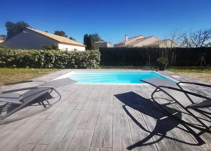 Charmante Maison De Avec Piscine * Gallargues-le-Montueux